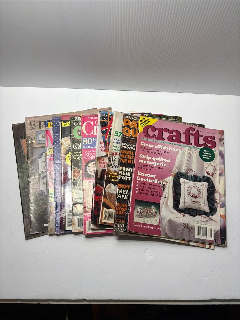Assorted Craft Magazines Cross Stitch Quits MZ2